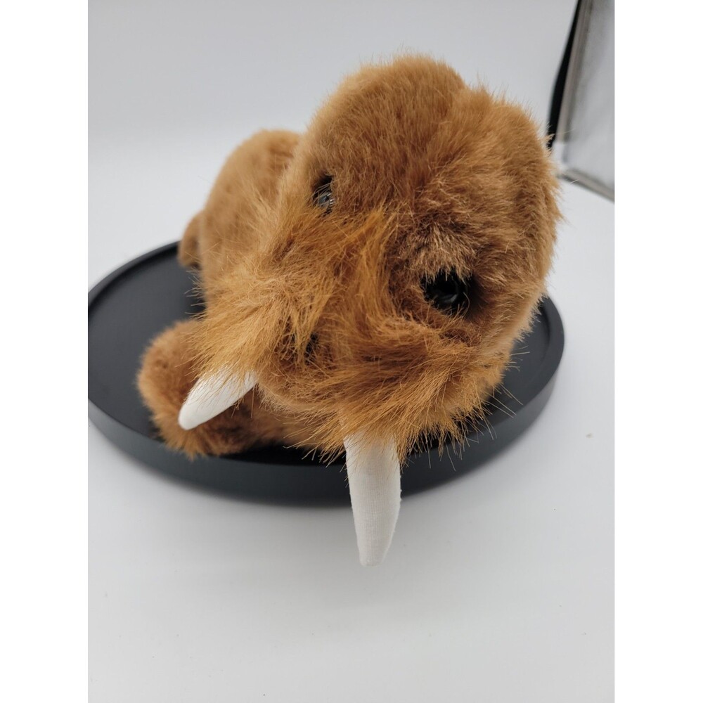 1991 Ty Classic Wally Walrus Plush 12" White Tusks Brown Stuffed Rare